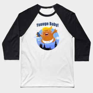 Trump Inflatable Huge Baby Blimp England Scotland Tour Baseball T-Shirt